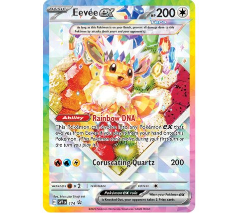 Eevee ex promo kaart – Prismatic Evolutions Super Premium Collection