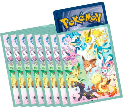 65 card sleeves met Eevee en Evoluties – Prismatic Evolutions Super Premium Collection 