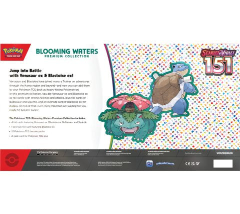Sealed English Pokémon TCG – 151 Blooming Waters Premium Collection – HLcollectibles