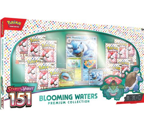 Sealed English Pokémon TCG – 151 Blooming Waters Premium Collection – HLcollectibles